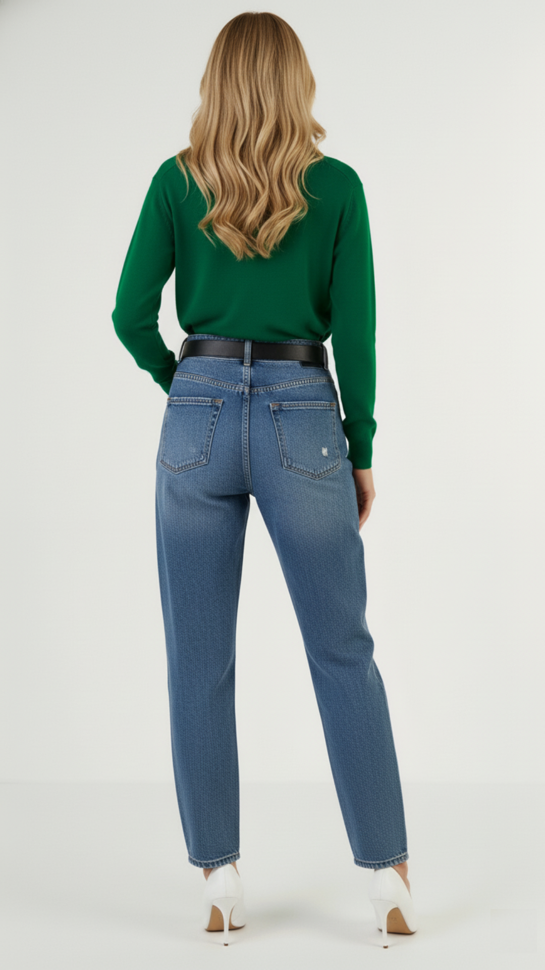 Marin | Chic Soft Knit V-Neck Polo Sweater